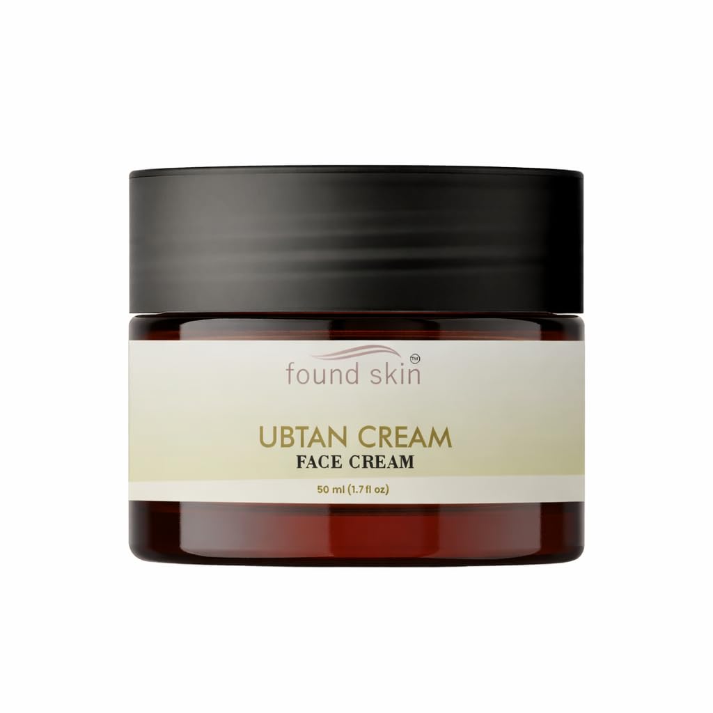Found Skin Ubtan Face Cream | Skin Brightening & Rejuvenation Formula | Oil-Free Hydration Moisturizer | Daily Use Cream for All Skin Types | 50 ml