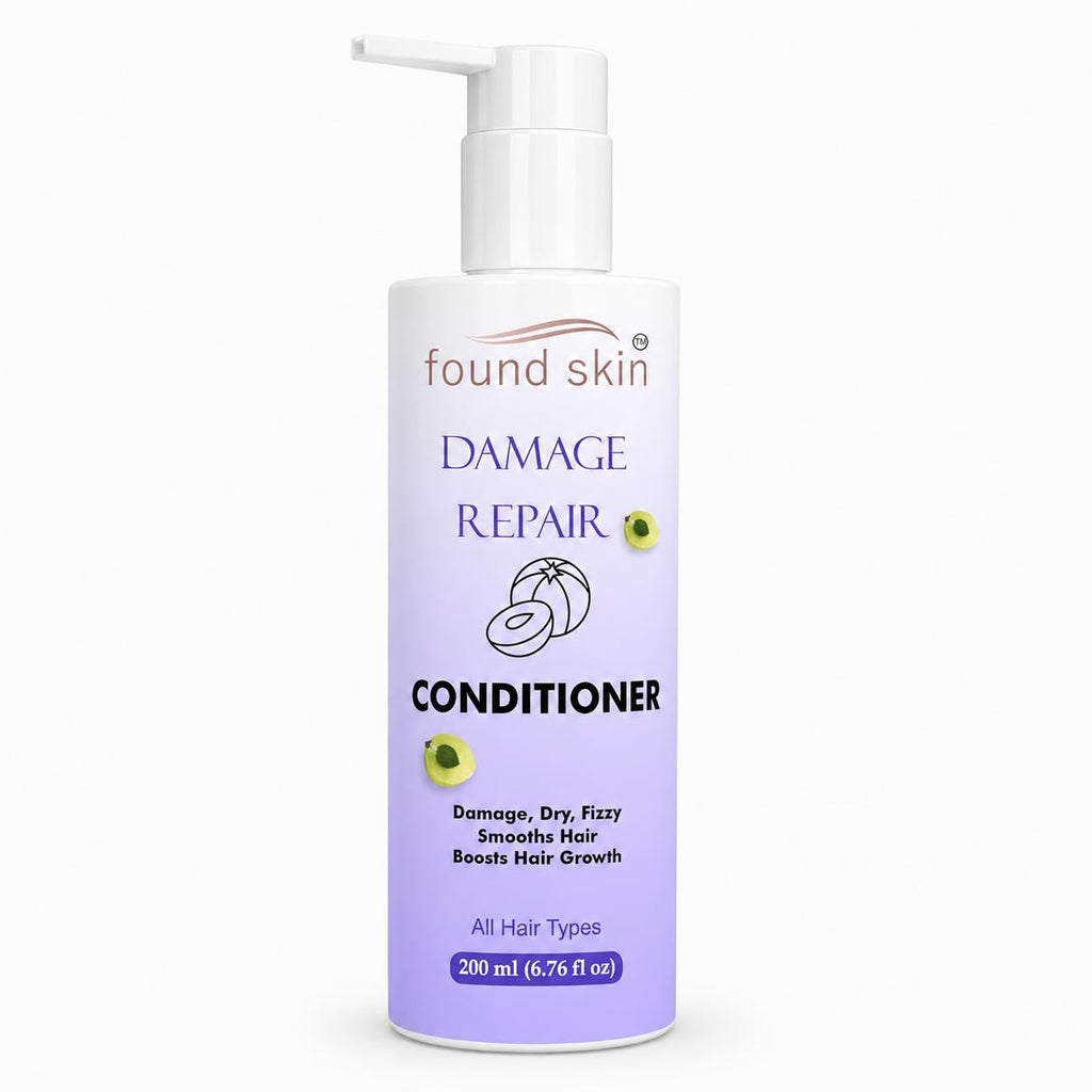 Found Skin Damage Repair Formula Nourishing Daily Conditioner for Dry, Frizzy & Weak Strands for Smooth & Manageable Hair 200ml