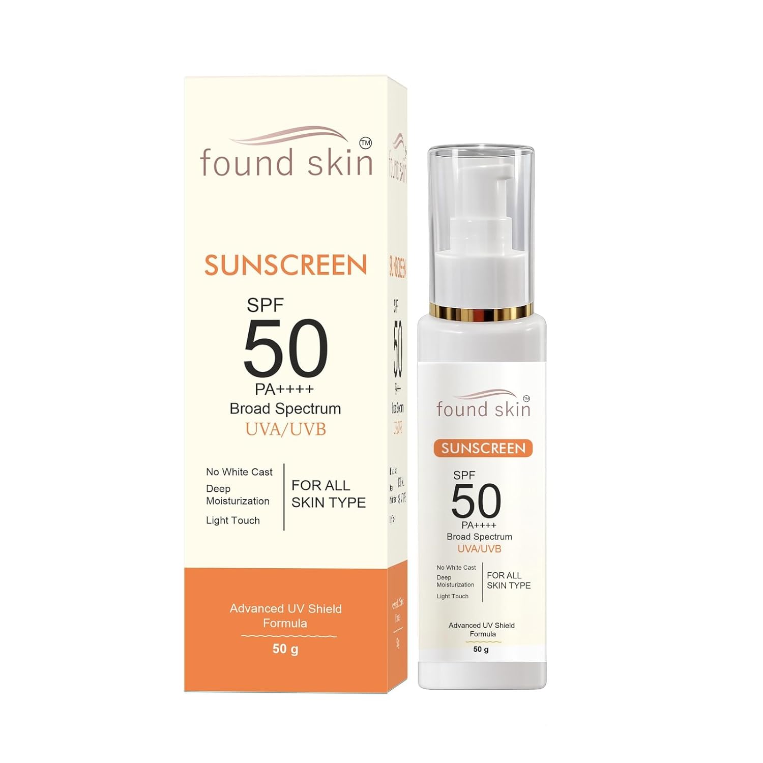 Sunscreen SPF 50 PA++++ Broad Spectrum, No White Cast, Deep Moisturisation, Matte Finish, for All Skin Types (50 GM)