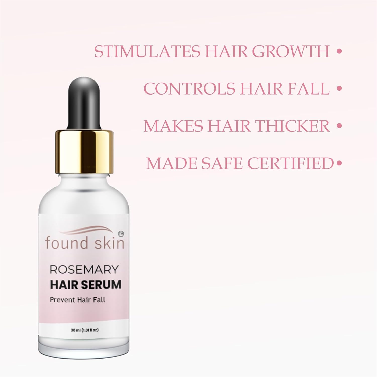 Rosemary Hair Serum | Hair Fall Control & Scalp Treatment | Enriched with Biotin & Essential Oils | Promotes Hair Growth & Strength | Non-Greasy Formula | 30ml